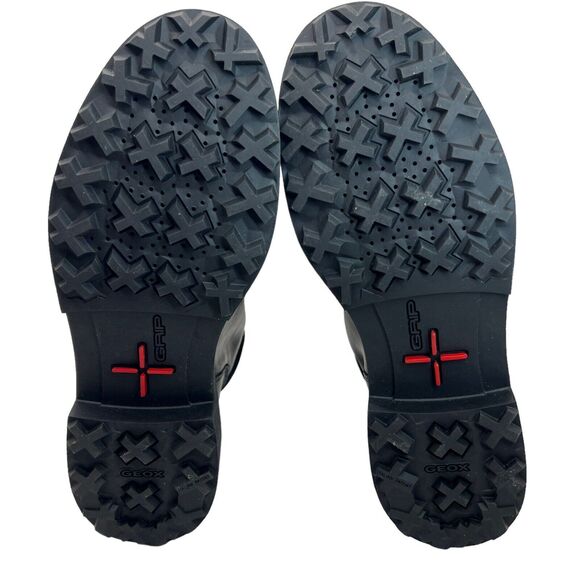 Geox Nevegal Abx Woman Combat Boots In Black Size 7 - Picture 10 of 11